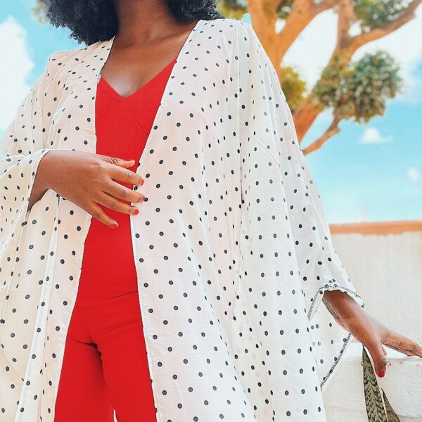 / CUSTOMIZED / POLKA DOT LOVIN KIMONO